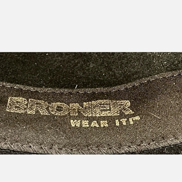 FEDORA VINTAGE HAT BRONER WEAR IT MENS 100% FELT WATER REPELLENT PACKABLE LARGE - Picture 6 of 12